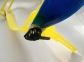 Щиток лицевой  защитный из поликарбоната сине-желтый (Украина) 1
