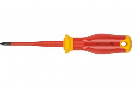 Викрутка Hogert хрестова PZ2, 100 мм, 