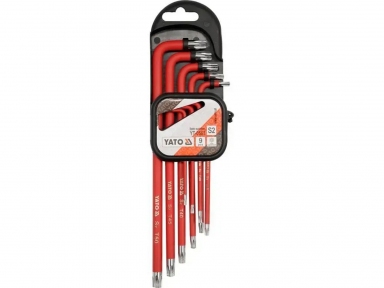 Набор шестигранных Г-образных ключей TORX T10-T50, 9 шт. 