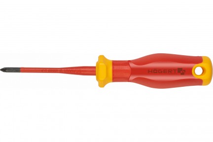 Викрутка Hogert хрестова, PZ2/SL6, 100 мм, тонка, 