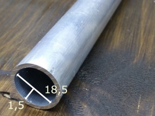 Алюмінієва кругла труба без покриття 18 х 1,5 