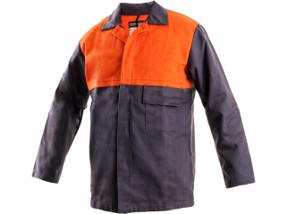 Куртка для сварщика MOFOS CXS Серо-оранжевая 
