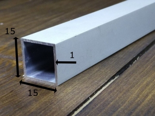 Алюминиевая профильная труба квадратная  Анод 