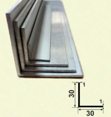 Алюмінієвий кутник 30*30*1 рівносторонній